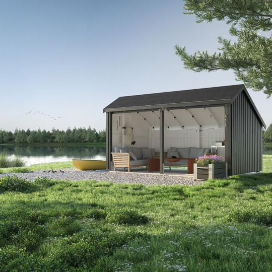 Multihus 2-moduler åben - 10,5 m² - ubehandlet - 16758-1