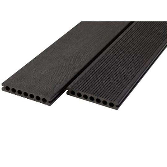 Wimex WPC Glyngøre Superb - Komposit terrassebrædder 22 x 140 x 3600 Shield Black