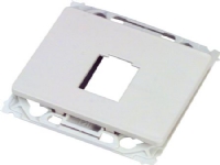LAURITZ KNUDSEN Dataudtag OPUS66 lige For 1 stk. keystone konnektor Farve: hvid