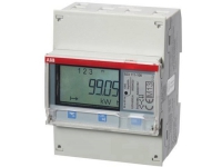 ABB El-måler for direkte måling op til 65Amp. 3P+N, 230-400V MID godkendt Cl. B (klasse 1), udgange for puls/alarm.