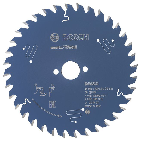 Bosch Rundsavsklinge 150x20x2.6mm 36t Exp Wood - 2608644012