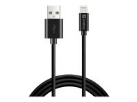 Sandberg - Lightning-kabel - USB han til Lightning han - 1 m - sort - for Apple iPad/iPhone/iPod (Lightning)
