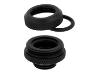 CORSAIR Hydro X Series XF Hardline 14mm OD Fitting - Kølevæske system tilpasning - sort (pakke med 4)