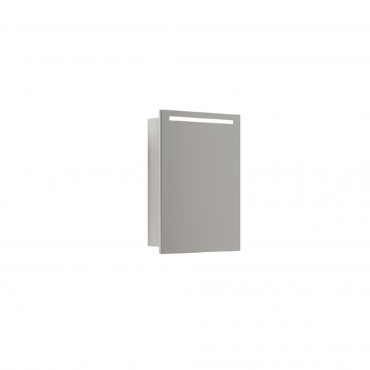 Scanbad MULTO Spejlskab integreret lys, m/1 låge 70x50 cm L Hvid mat