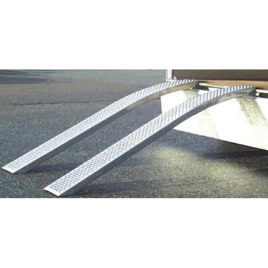 JUMBO Rampesæt Alu 250x26cm. 1000kg. Buet