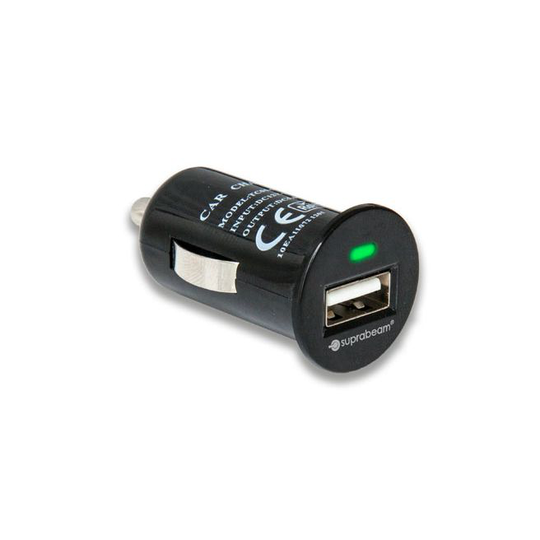 Suprabeam USB-Lader: Til bil lighter 12/24V - 5V/1A