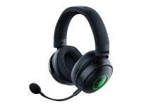 Razer Kraken V3 Pro - Headset - fuld størrelse - 2,4 GHz - trådløs, kabling - 3,5 mm jackstik