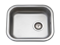 Intra Juvel K400 mat med - strainer køkkenvask. mat. 340x400. med strainer