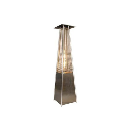 Terrassevarmer Gas Lux Rustfri