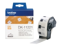 Brother DK-11221 - Sort på hvid - 23 x 23 mm 1000 etikette(r) etiketter - for Brother QL-1050, 1060, 500, 550, 560, 570, 580, 600, 650, 700, 710, 720