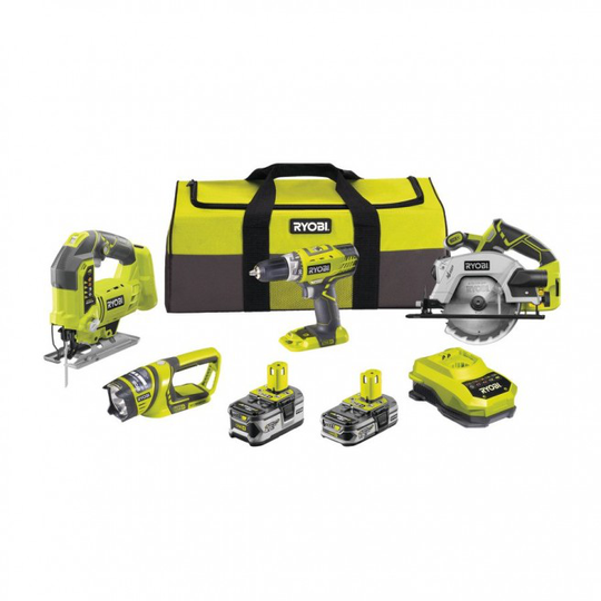 Ryobi Håndværkersæt 2 R18CK4A-252S