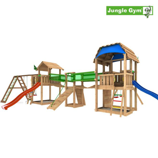 Jungle Gym Legeunivers 8 komplet inkl. rutschebane - 804-357