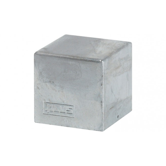 Plus CUBIC Stolpeafdækning 101x101mm varmgalvaniseret stolpetop 17927-1