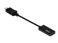 Club 3D - Videoadapter - DisplayPort han til HDMI hun - 20 cm - passivt, 4K support