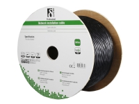 DELTACO - Bulkkabel - 305 m - SFTP - CAT 6a - sort