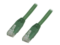 DELTACO - Patchkabel - RJ-45 (han) til RJ-45 (han) - 3 m - UTP - CAT 6 - grøn