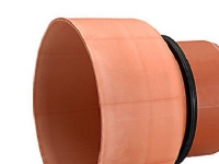 PVC-overg.stk. 200mm BT sp. - glat kloak, Uponor