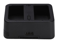 DJI WCH2 Charging Hub - Batterioplader - 2 x batterier lader op - 6 A - 3 output-stikforbindelser (USB, batteristikforbindelse) - for CrystalSky CS55