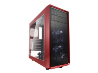 Fractal Design Focus G - Tower - ATX - sidepanel med vindue - ingen strømforsyning (ATX) - mystisk rød - USB/Lyd