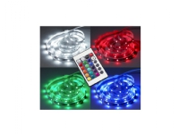 LED STRIP 5,0 METER 30 LED/METER RGB MED FJERNBETJENING