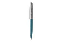 Parker 51, Clips, Twist udtrækkelig kuglepen, Genopfyldelig, Sort, 1 stk, Mellem