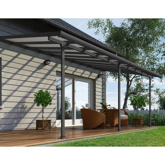 Palram - Canopia Feria Terrasseoverdækning 18,1 M2 Grå