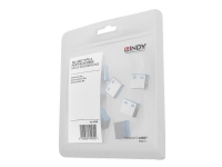 Lindy USB Port Blocker - USB port blokker - blå (pakke med 10)
