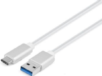 MICROCONNECT USB kabel, USB 3.1 C han til USB 3.0 A han, længde 2 meter, farve: hvid
