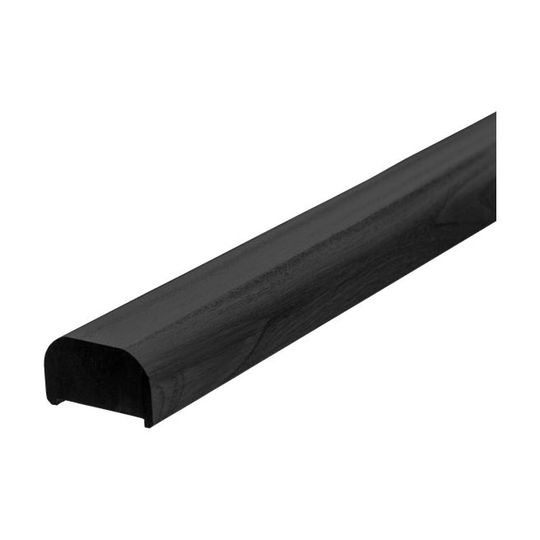 Plus Håndliste t/gelænder smig højre - 6x3,6x197cm 45 gr. H - Mahogni olieret sort - 20452-15