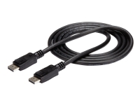 StarTech.com DisplayPort 1.2 Cable w/ Latches - 6ft / 2m - HBR2 - 4K x 2K Display - Certified DP to DP Video Cable M/M (DISPLPORT6L) - DisplayPort ka