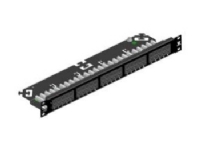 Brand-Rex C5CPNLU504PK2M, RJ-45, Cat3, U/UTP (UTP), 26/22, Sort, Stål