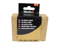 Work>it® slibeklods 70×93×36 mm kork