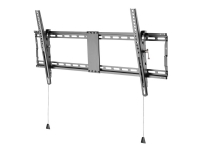 DELTACO Office ARM-0205 - Heavy Duty - beslag - foldbar - for LCD-tv/kurvet LCD-tv - stål - mat sort - skærmstørrelse: 43-90 - vægmonterbar