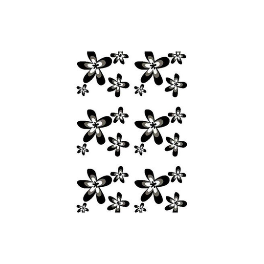 Geyser Black Flower badeforhæn 180x200 cm polyester