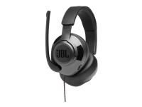 JBL Quantum 200 - Headset - fuld størrelse - kabling - 3,5 mm jackstik - sort