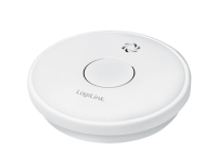 Smoke detector with replaceable zinc carbon battery, 1 year battery
