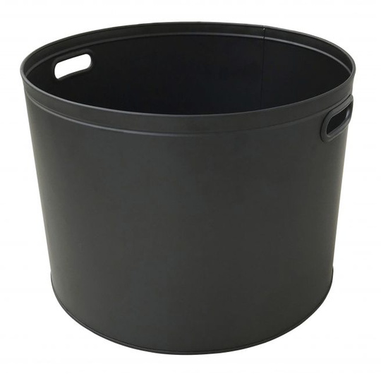 Varde Brændespand Metal Ø44 X H32cm Sort