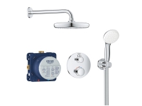 Grohe GRT sampk indby rund+brs - Grohtherm Brusesæt med Tempesta 210 m håndbrus Tempesta 100