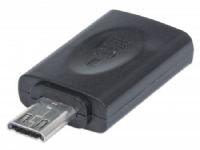 Manhattan USB 2.0 Adapter [1x USB 2.0 stik Mikro-B - 1x USB 2.0 tilslutning Micro-B] 151481