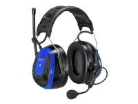 3M Peltor WS Alert XPI MRX21A3WS6 - WS Series - headset med radio - fuld størrelse - Bluetooth - trådløs - støjisolerende - blå