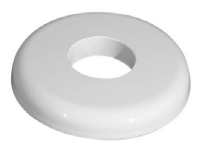 Purus roset 32/10mm i plast - t/afl.rør/væg hvid