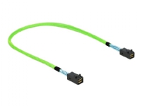 Delock - SAS internt kabel - SAS 64Gbit/s - gennemført lige - Mini SAS HD (SFF-8673) (han) til Mini SAS HD (SFF-8673) (han) - 50 cm