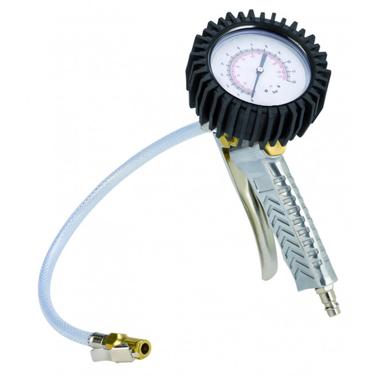 Einhell Trykluft Dæktryksmåler m/Manometer og forlængerstuds - 4133110