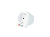 Skross 1.500209-E, Type I (AU), Type C (eurostik), 100 - 250 V, 10 A, Hvid, 2, 3
