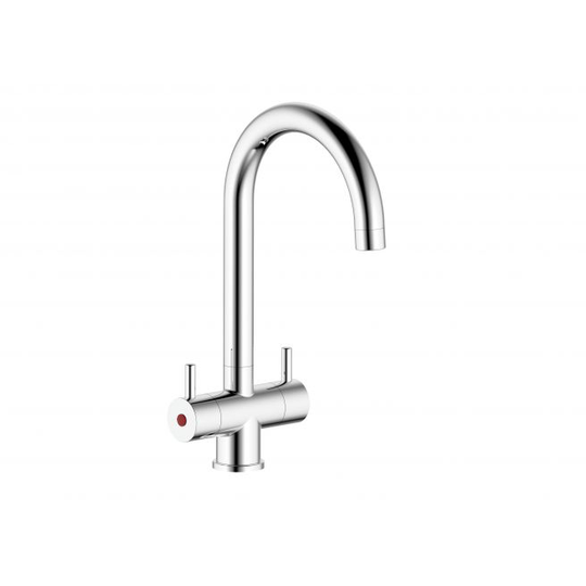 GEYSER Twin køkkenarmatur krom