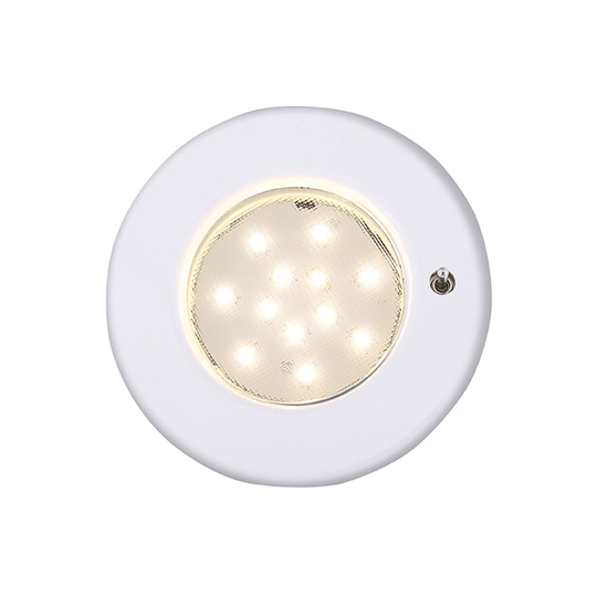 Pinto led lampe hvid med afbryder