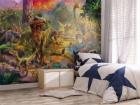 Dinosaur Landskab tapet 243 x 305 cm