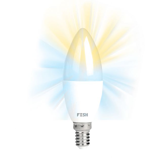 FESH Smart Home LED Kertepære - Kold/varm E14 5w Ø 37