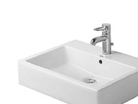 Duravit Vero hv. 600 x 470 mm - til væg med Wondergliss og hanehul