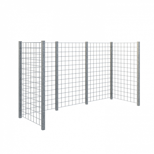 Plus PLUS Renovationsskjul Stålespalier - 258×89×140 cm - 16654-1